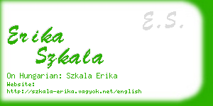 erika szkala business card
